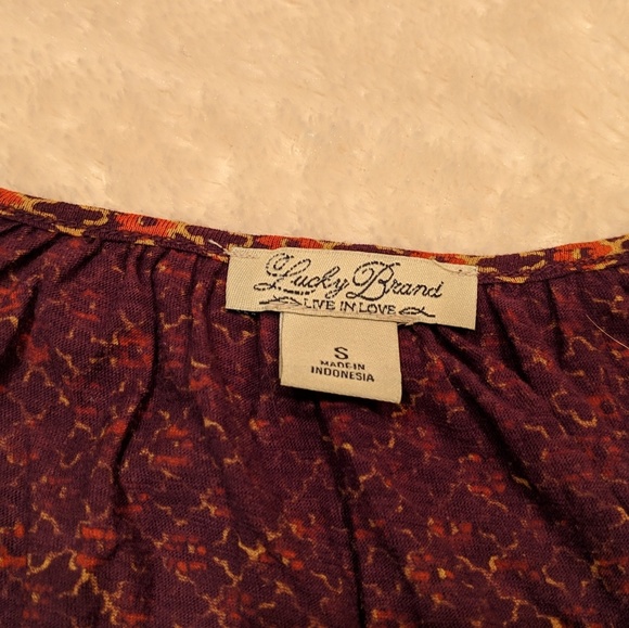 Lucky Brand Flower & Paisley Design S - Picture 3 of 6
